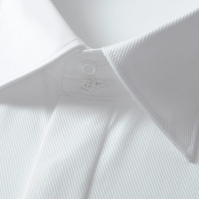 Men's French Cuff Button Tuxedo Shirt Long Sleeve Business Formal Party Wedding Evening Dress Banquet Clothing With Cufflinks