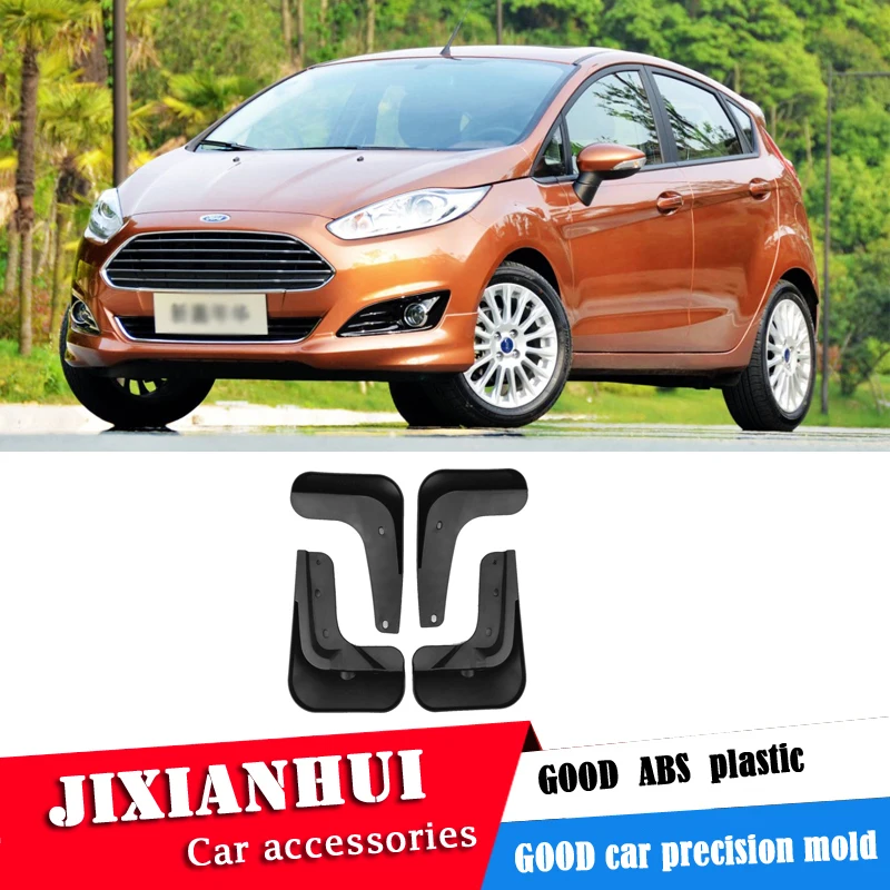 For FORD Fiesta 2009-2016 Mudflaps Splash Guards Front With the color and rear Mud Flap Mudguards Fender Modified special | Автомобили и