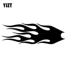 YJZT 15,7X5,2 см пламя смешной всего тела Decoraiton Наклейка Искусство автомобиля стикеры аксессуары C25-0416