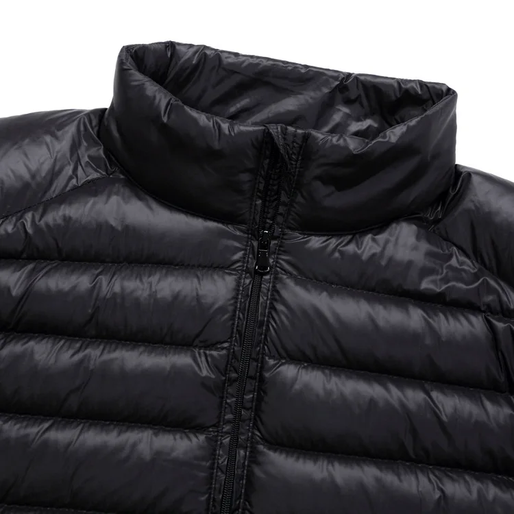 light down jacket men's stand collar men's winter coat plus large size
