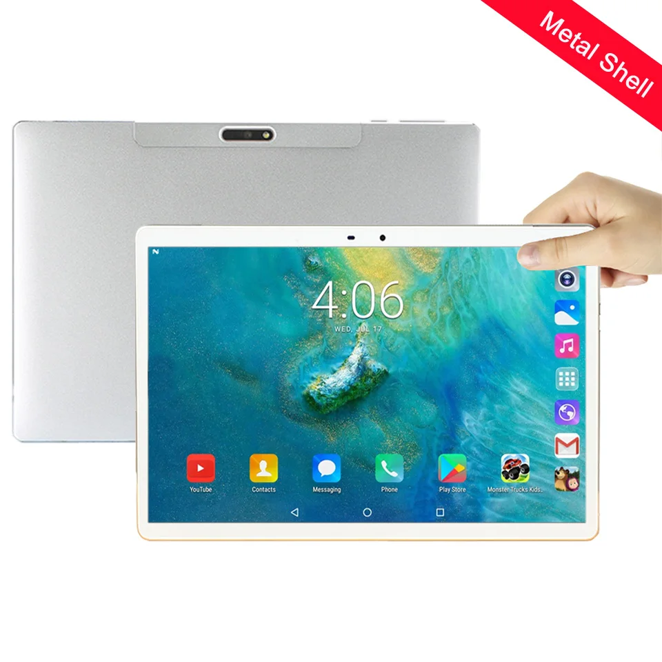 10 1 дюймовый планшет с функцией телефонных звонков 4G ядер на Android 1920*1200 камерой 13