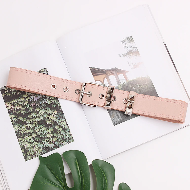 Многоцветный мягкий из искусственной кожи тонкий корсет для женщин уличный заклепки регулируемый пояс джинсовые штаны пояс стрейч-пояс Cestus