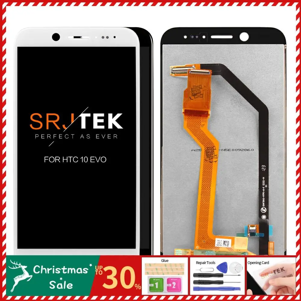 Для htc 10 EVO Bolt ЖК-дисплей+ сенсорный экран дигитайзер стекло для htc 10 EVO/Bolt 5,5 дюймов 2560*1440