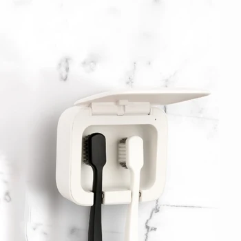 

UVC-LED Toothbrush Sterilizer Tooth Brush Disinfection USB Charging Tooth brush Sterilizer Box Toothbrush Holder