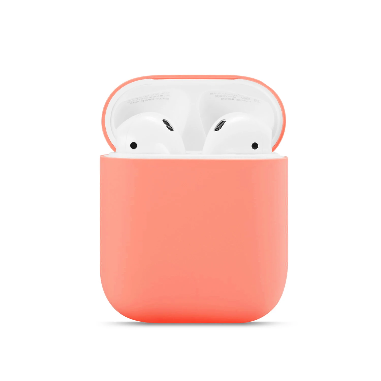 KJOEW сплошной цвет мягкий силиконовый для AirPods apple беспроводной bluetooth защитный чехол для наушников наушник защитный чехол для наушников - Color: O