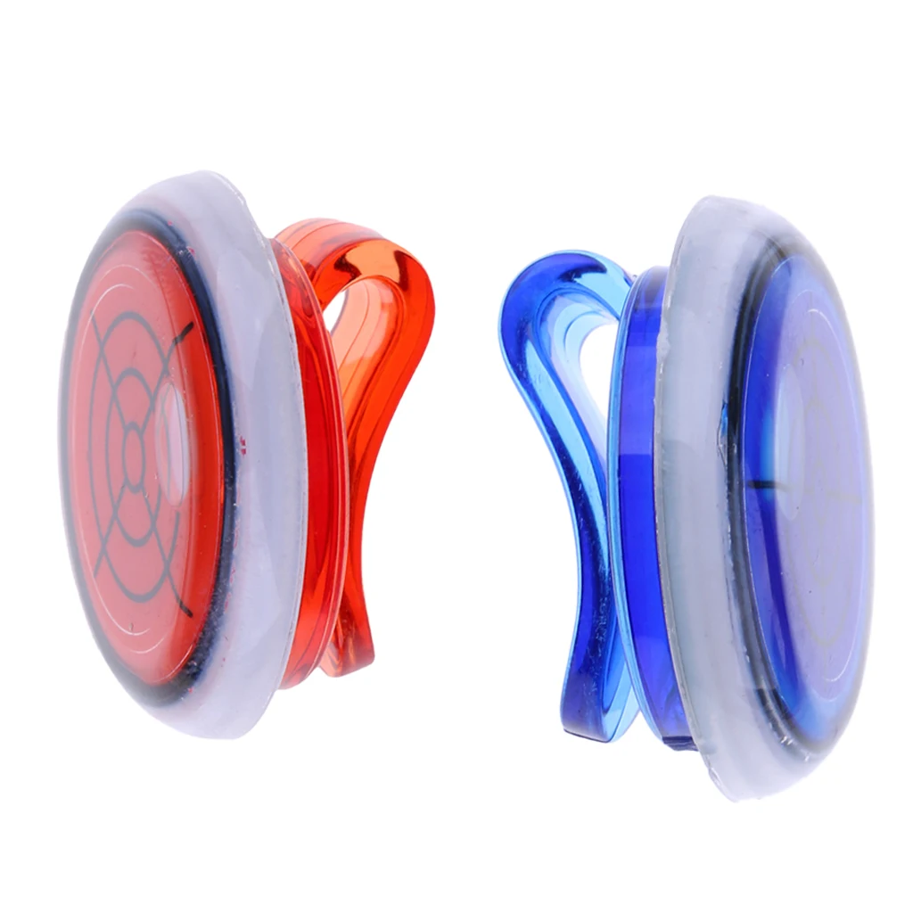 2Pcs Plastic Functional Golf Ball Marker with Hat Clip Golf Accessories