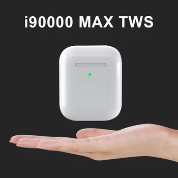 

i90000MAX TWS Wireless Headphones 1536U Chip Smart Sensor 1:1 Replica Size Air 2 Bluetooth Earphone 8D Super Bass PK i1000 i9000