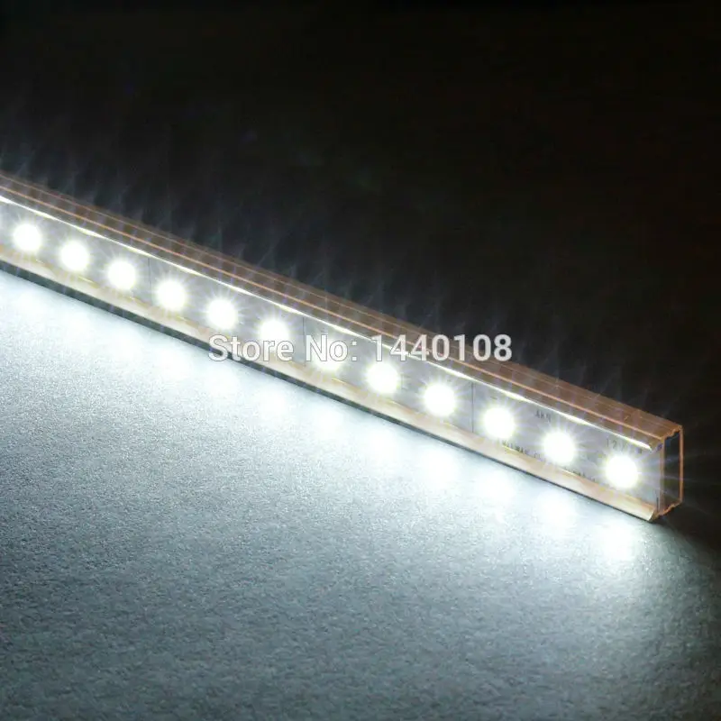 Fanlive Led бар 12 В SMD 5050 15 Вт/м бар огни 72 чипа Жесткая светодиодная лента витрина домашние вечерние лампы 10 шт./лот свет шкафа