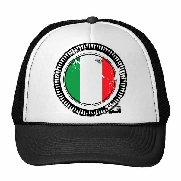 

Italy National Flag Europe Country Symbol Mark Pattern Trucker Hat Baseball Cap Nylon Mesh Hat Cool Children Hat Adjustable Cap