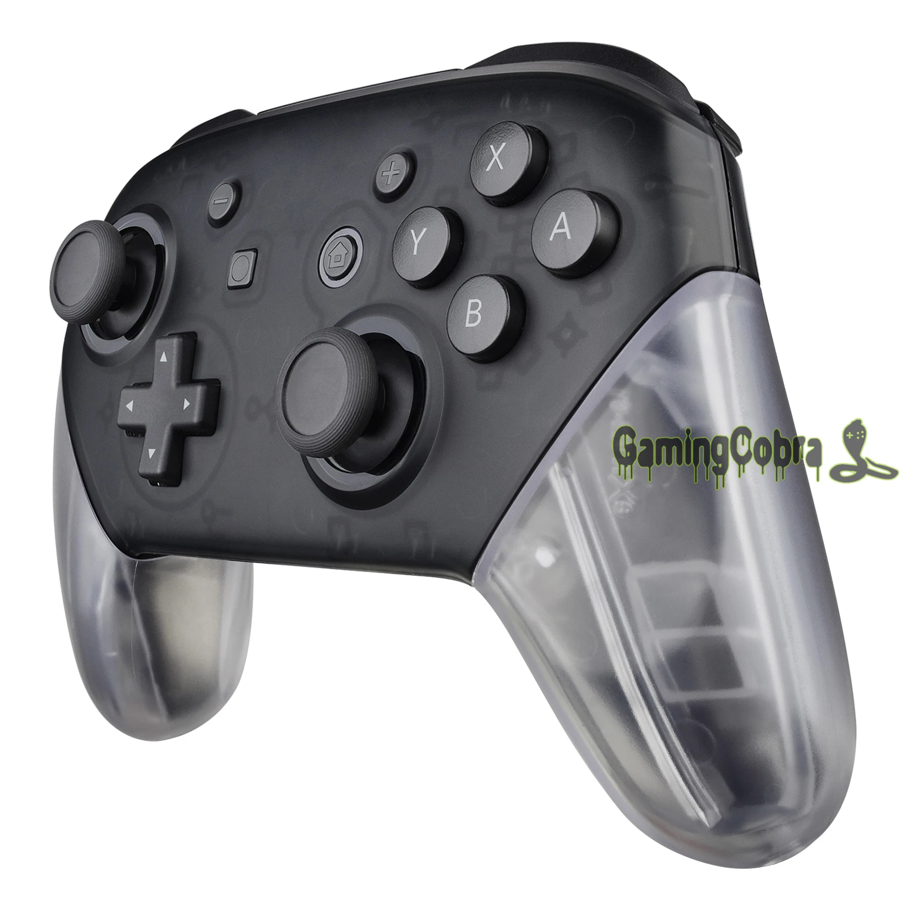 Extremerate Transparent Clear Replacement Handle Grips Shell For Nintendo Switch Pro Controller Cases Aliexpress