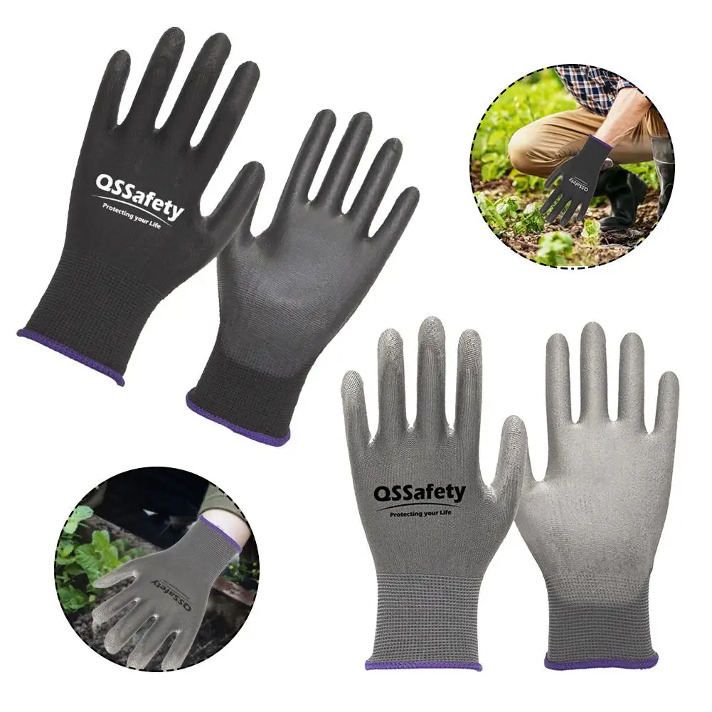Gardening Working Gloves Anti-static Breathable Wear-resistant Safety Hand Work Gloves protective gloves safety gloves garden work gloves horticultural gloves antistatic gloves for Digging Planting Garden Tools