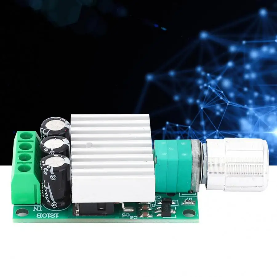 DC12V-30V контроллер двигателя PWM 7A большой мощности регулятор освещения переключатель