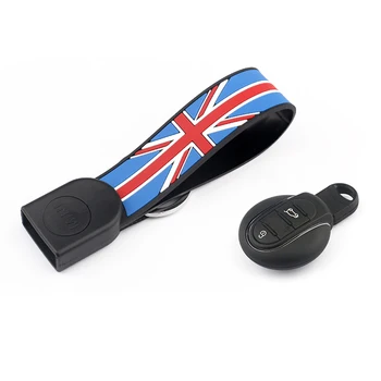 

Jack Key Cover Case Chains Ring Silicone Key Buckle Clips Decoration Car Accessories For MINI Cooper JCW One S F54 F55 F56 F60
