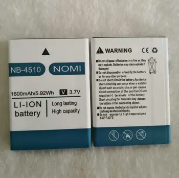 

2019 New 1600mAh NB-4510 Battery Replacement for Nomi NB-4510 Smart phone in stock