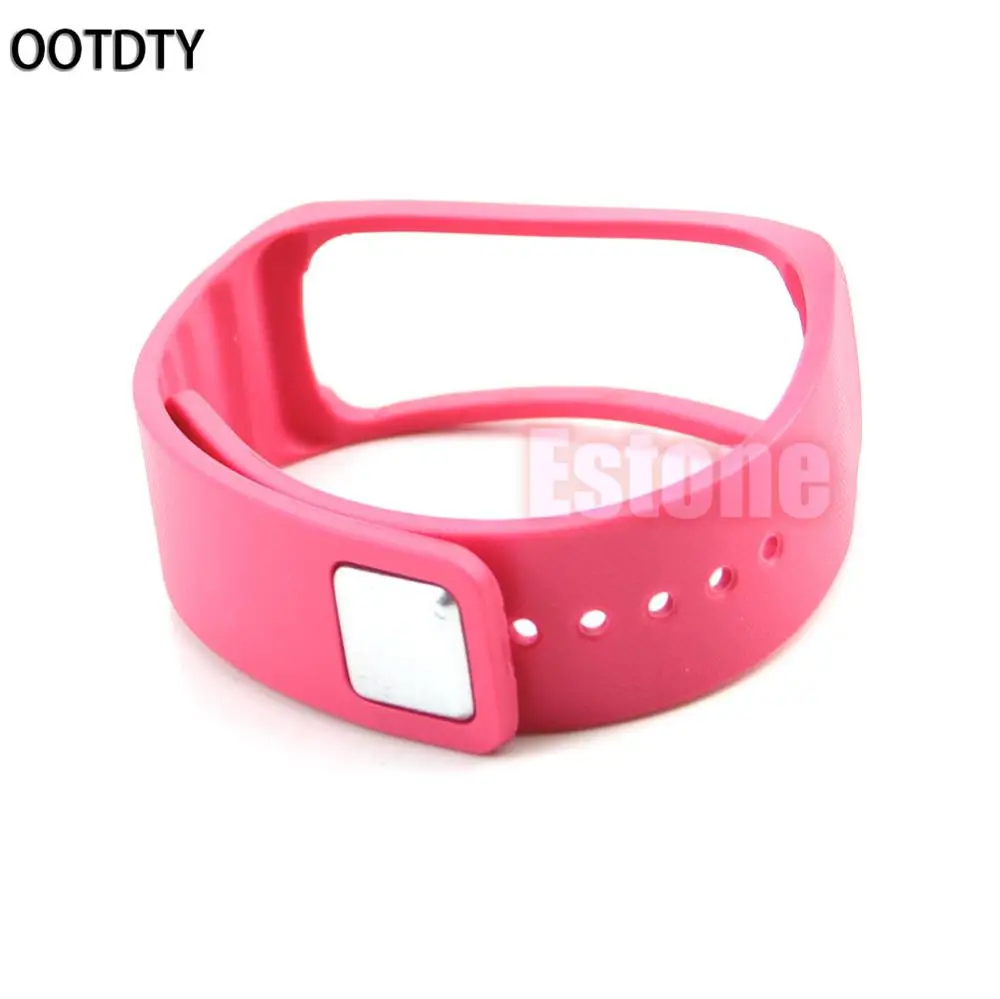 Сменный Браслет для часов застежка Браслет для samsung Galaxy gear R350 фитнес часы E65A - Color: Hot pink