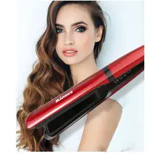 2-в-1 стильный бигуди для волос, выпрямитель для волос, Керамика парикмахерские ножницы, щипцы для завивки волос 3D плавающий Панель стайлер для различных стилей волос