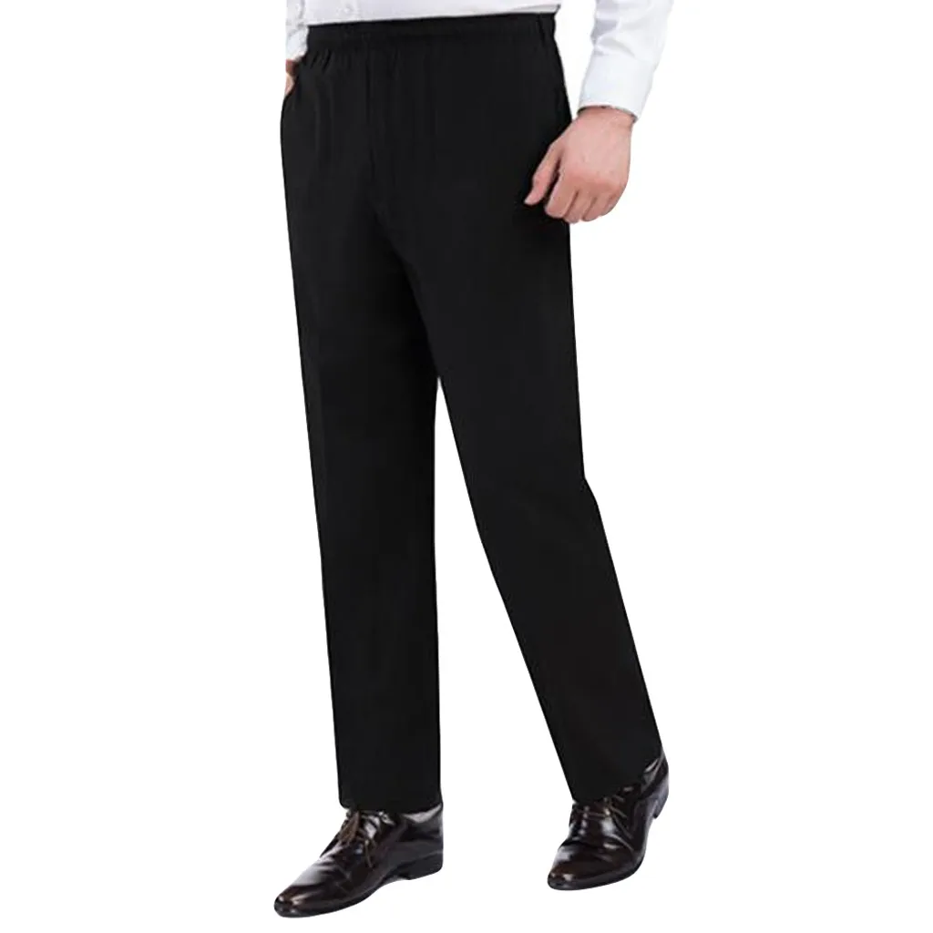 Men's New Pure Colored Loose Multi-pocket Workwear Pants Tether Trousers mens pants fashions men casual pants pantalon homme