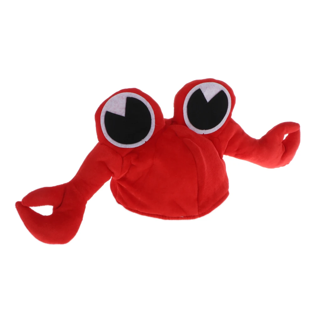 Cosplay Party Velvet Red Crab Hat Beautiful Hairstyles Fancy Dress