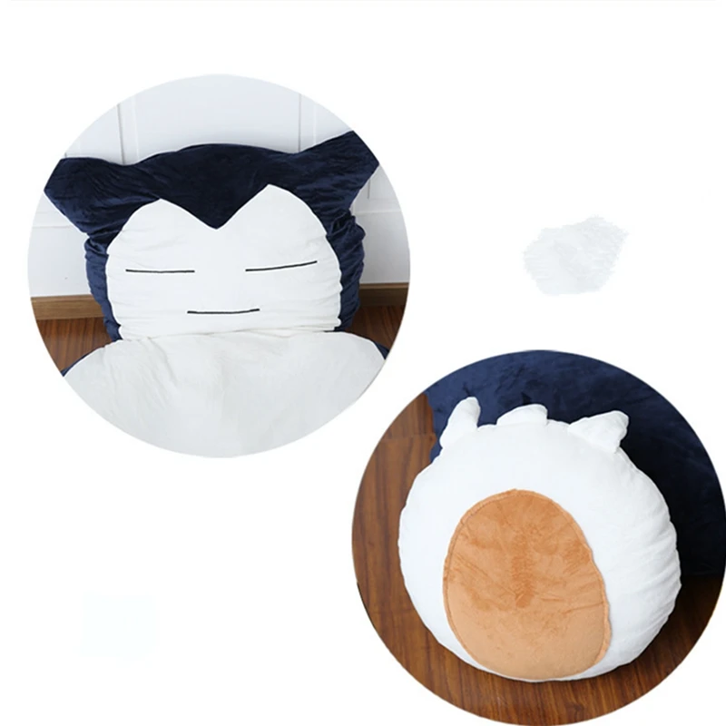 Japan anime Snorlax plush beanbag double bed cartoon tatami mattress cute creative bedroom sleeping mat temporary bed DY50340 (14)