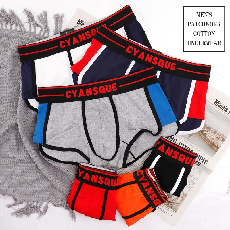 

3pc/lot Boxershorts Men Boxers Male Underwear Man Panties Cotton Soft Short Boxer Mesh Mens Plus Size