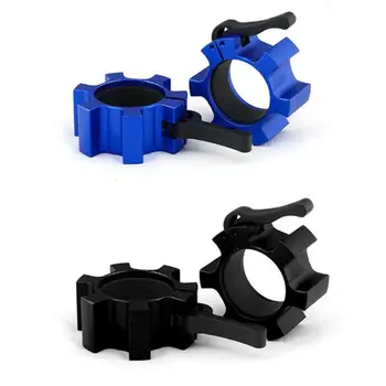 

Aluminium Barbell Collars Locking Spinlock Weight Clamp Dumbbell Bar Quick Release Lifting Lock Jaw Collar Set for Crossfit Lift