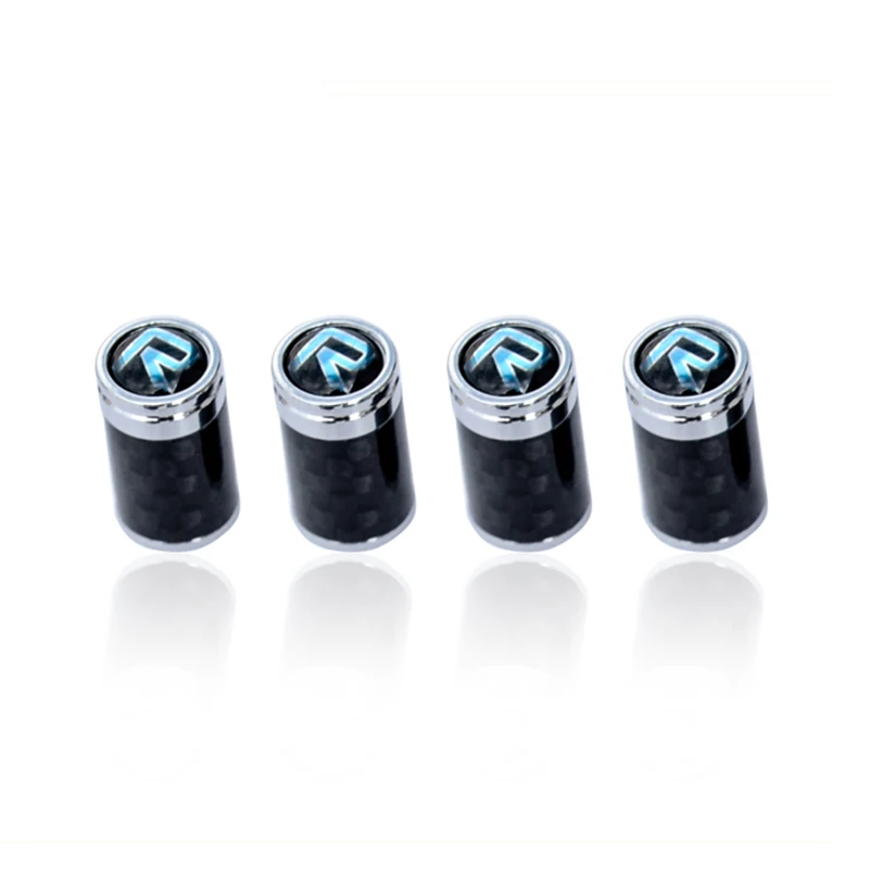Карбоновые клапаны стержень шины крышки для RDESIGN R логотип для Volvo XC40 XC60 XC90 V60 S60 S90 S80 автомобильные аксессуары