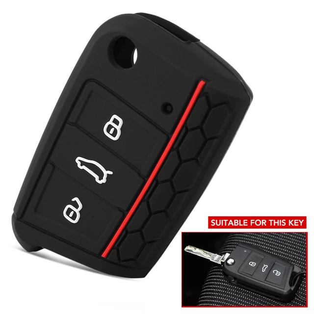 Auto Mode Silikon Schlüssel Fall Abdeckung Schlüssel Tasche für Volkswagen  Golf 7 für Skoda Octavia A7 Schlüssel Portect Fall Auto-styling Auto Teil -  AliExpress