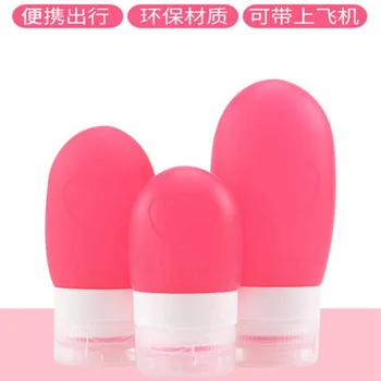 

Cosmetics Silican Gel Packaging Bottle Set Shampoo Shower Gel Empty Bottle Travel Wash Bag Travel Small Bottle