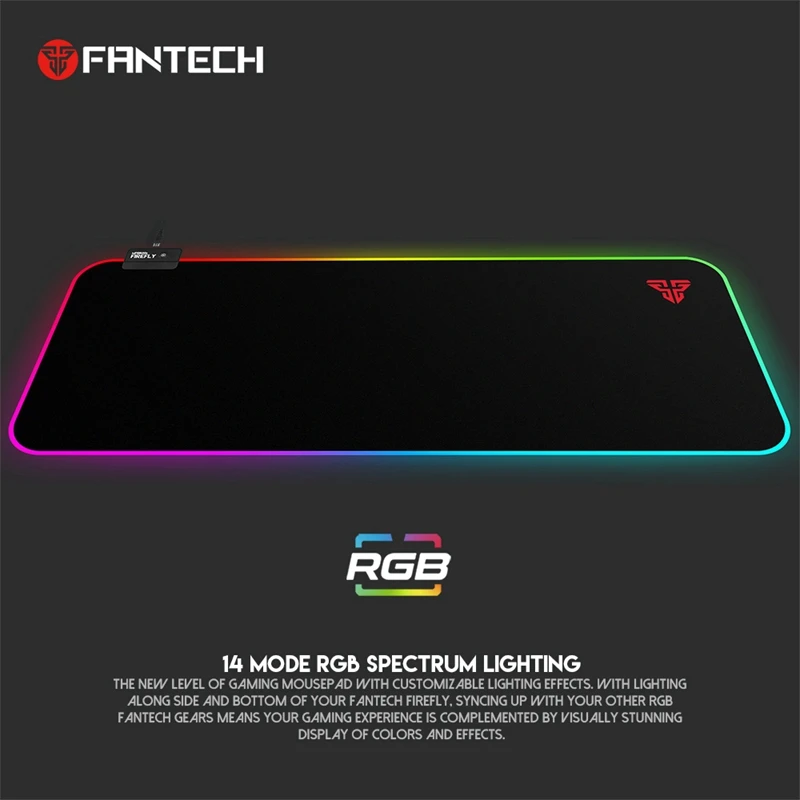 Fantech Rgb Освещение резиновый игровой коврик для мыши Mpr800S