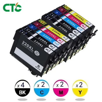 

10 Pack T2201 220xl Compatible Ink Cartridge for INK WorkForce WF-2630 WF-2650 WF-2660 WF-2750 WF-2760