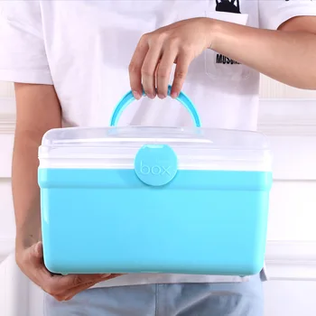 

Household Medicine Box Multilayer Medical Medicine Box Medicine Storage Medical Bag Family Children Small Medicine Box