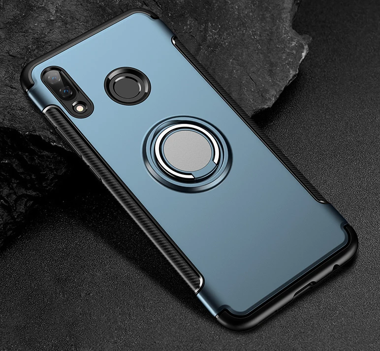 ZQ Чехол для huawei P20 P10 P30 P Smart Plus Honor 9 10 10i Lite 20 Pro NOVA 3 3i 5 mate 10 20 Lite автомобильный держатель Тонкий чехол с кольцом s - Цвет: ZQ