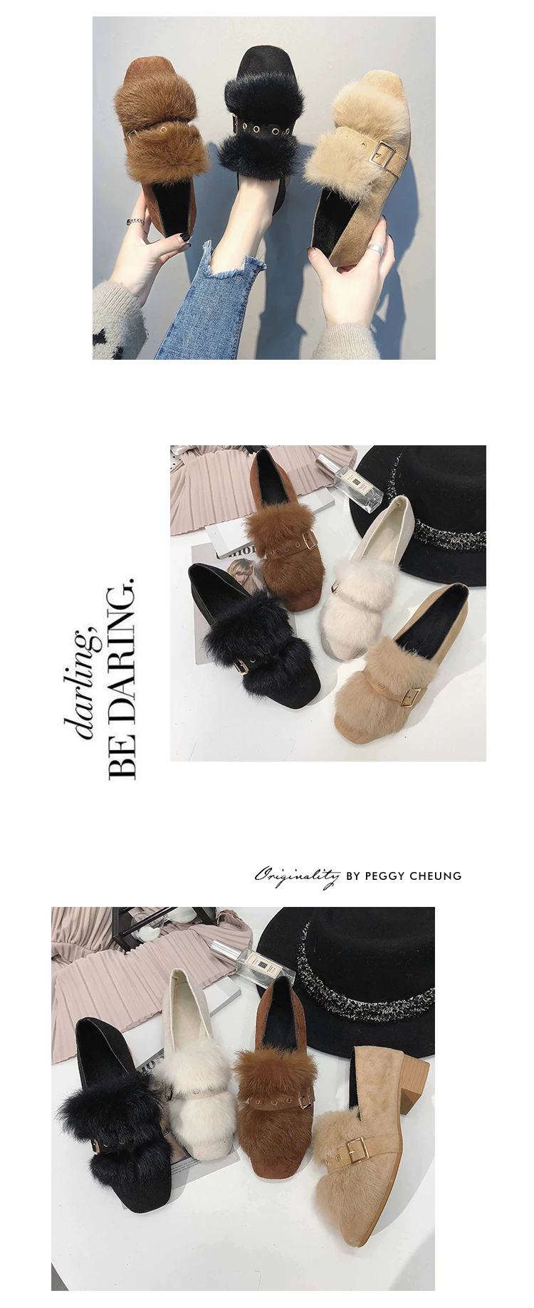 Ретро watreproof кожа Для женщин shoesfemale домашняя обувь; тапочки с Для женщин Зимняя для ношения на улице, повседневные туфли из плюша; теплая Домашняя обувь; U14-64