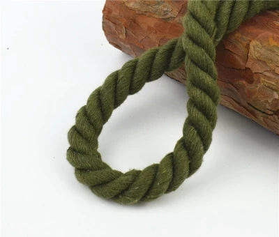 10 мм хлопковые шнуры 3 акции витая Толстая веревка для ручная работа, сделай сам, ремесло, украшение для сумки, пояса, домашний текстиль, аксессуары для шитья - Цвет: army green