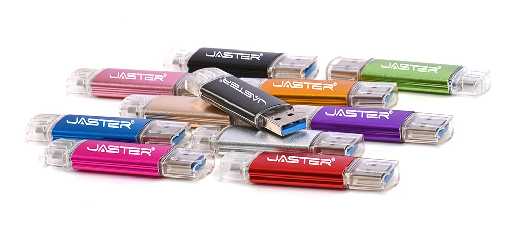JASTER OTG флеш-накопитель USB 3,0 64 Гб диск 4 ГБ 16 ГБ 32 ГБ полная 128 ГБ USB флешка высокоскоростная ручка диски для смартфона/ноутбука