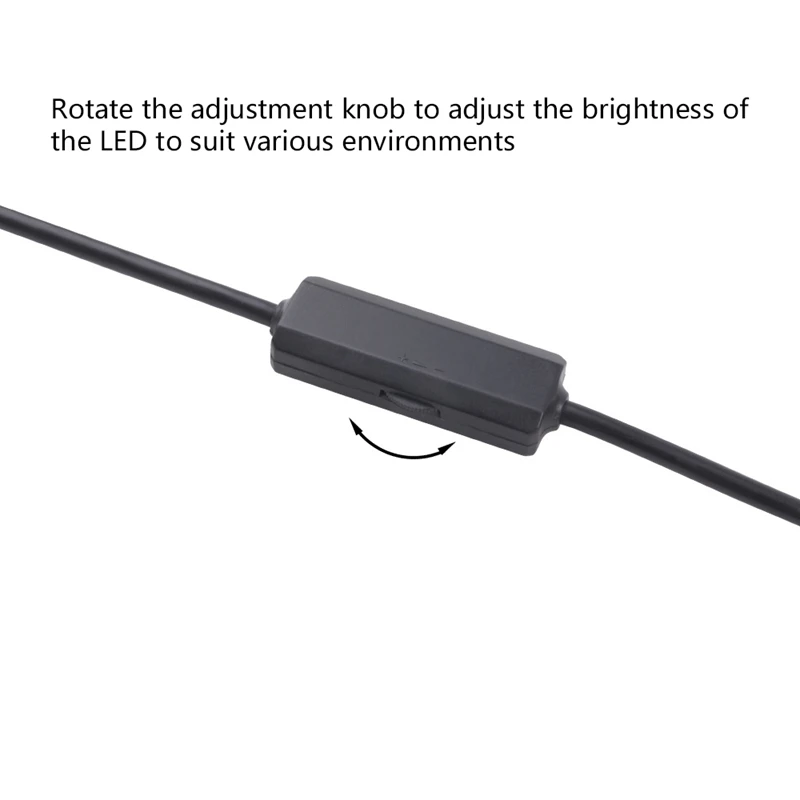 Регулируемый 8 LED Автомобильный Wifi+ Usb 1200P Инспекционная камера бороскоп 8 мм объектив Ip68 2 м