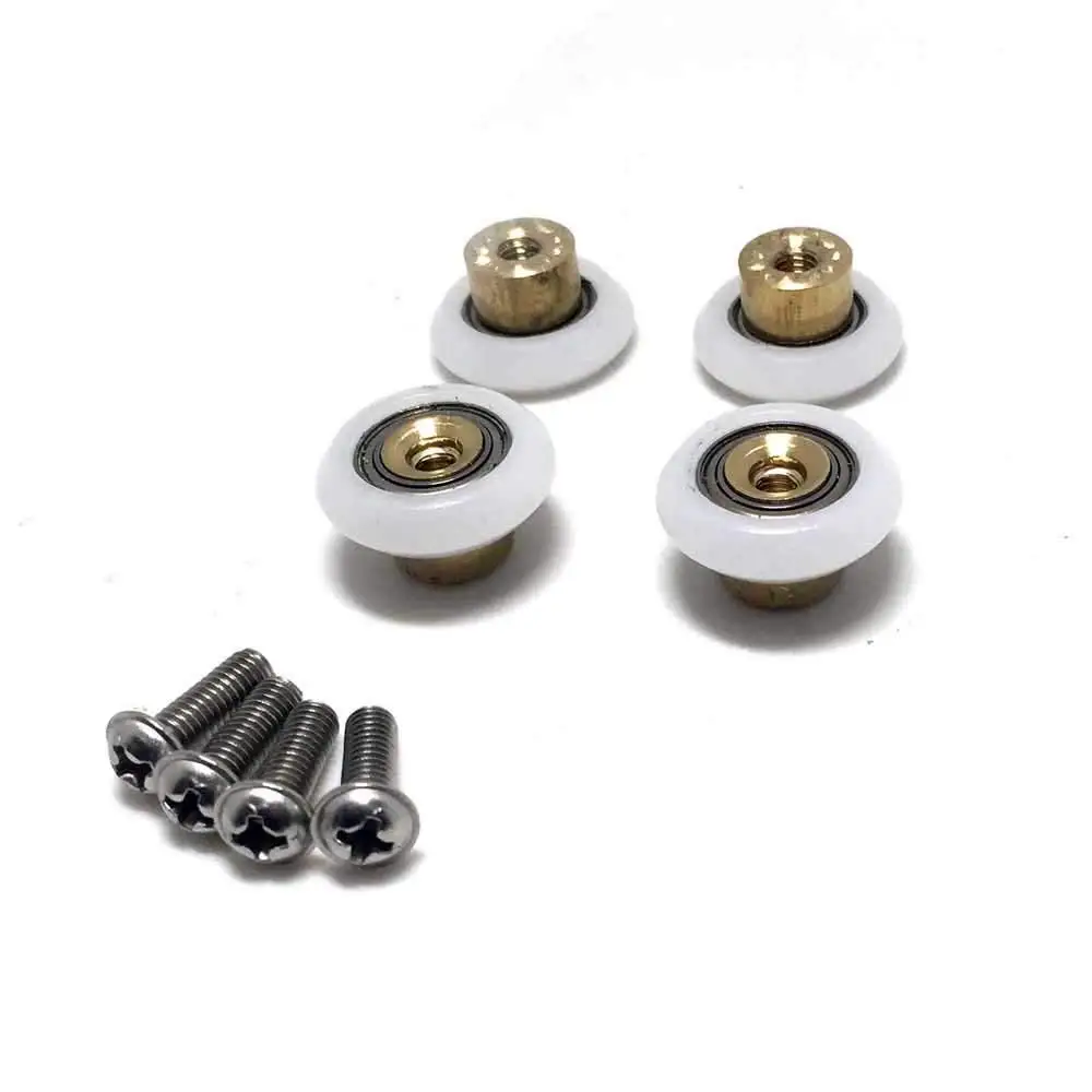 8 Shower Rooms Cabins Pulley &Shower Room Roller/Runners/Wheels/Pulleys Diameter 22MM 4double top +4 Singel Bottom FINE MEN WYX-QILUN 8 Shower Rooms Cabins Pulley &Shower Room Roller/Runners/Wheels/Pulleys Diameter 22MM 4double top +4 Singel Bottom FINE MEN WYX-QILUN