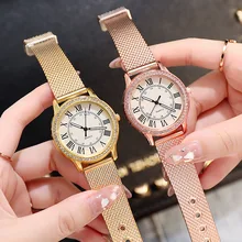 

Creative Luminous Quartz Wrist Watch Roman Numerals Watches for Women