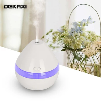 

DEKAXI 300ml Drop shape USB air humidifier White aroma diffuser essential oil diffuser for home car room mini air humidifier
