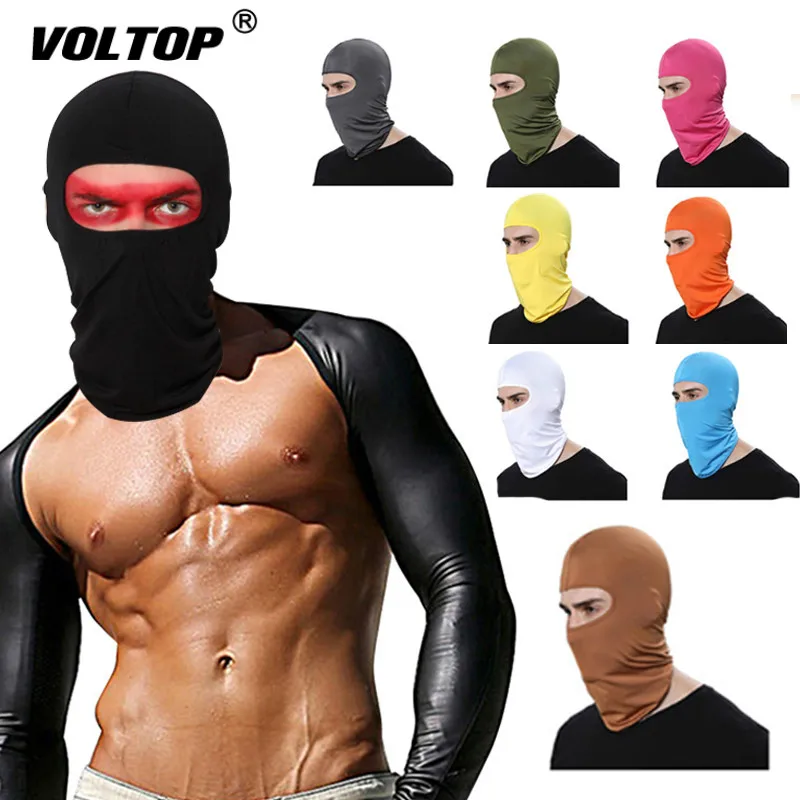 VOLTOP, Тактическая Военная маска для лица, дышащая Балаклава, спортивные головные уборы, быстросохнущие шапочки, ветрозащитная шапка, мотоциклетный шлем