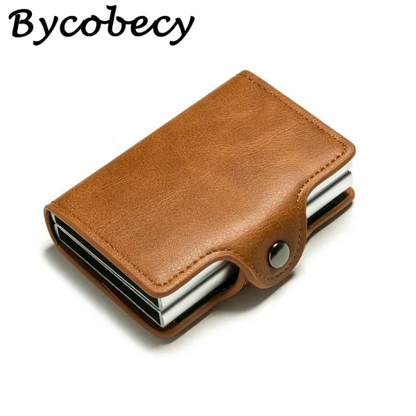 Bycobecy 2019 новый двойной футляр с застежкой женский черный металлический