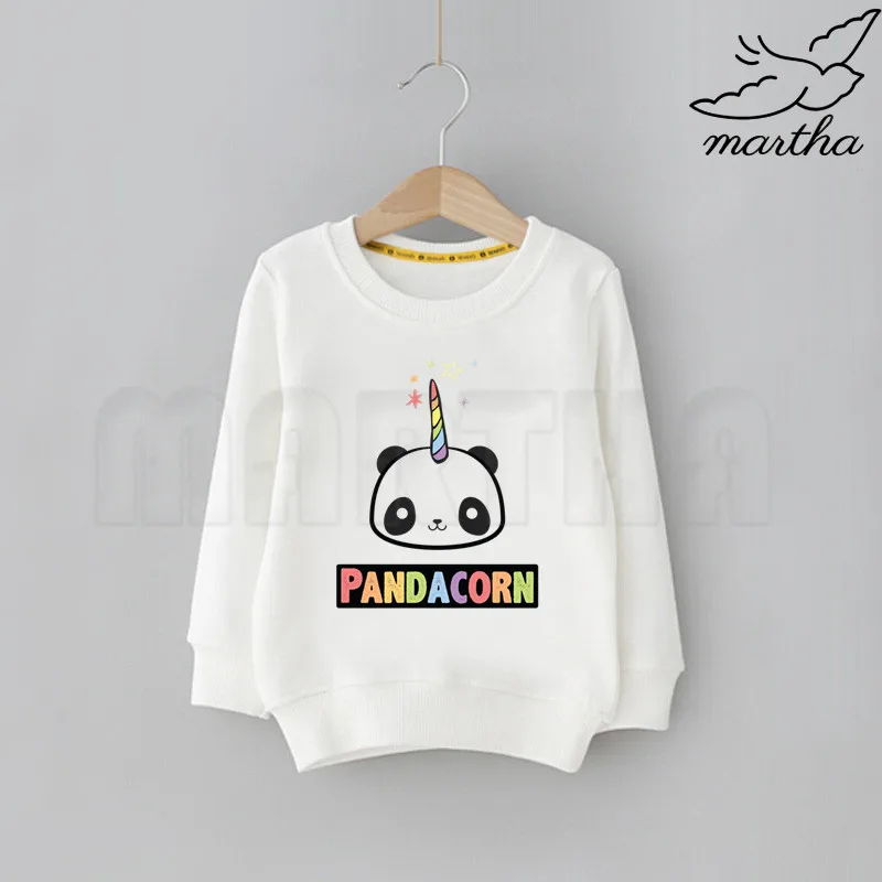 I Am A Pandicorn/Детская толстовка с капюшоном и милым принтом; детская одежда; толстовки с капюшоном с рисунком для малышей