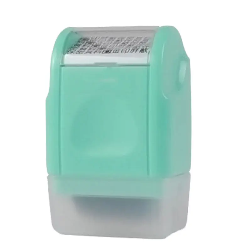 

Identity Theft Protection Stamp Seal Code Roller Self Guard Clear Imprint