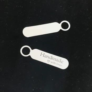 

1.5X3cm White Paper Blank Jewelry Packing Price Label Tag 100pcs For Production Price Tag Description