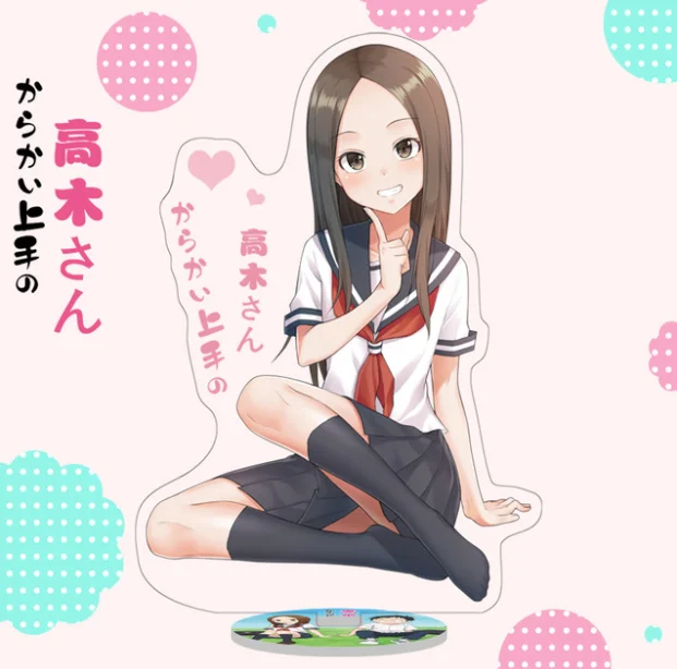 Японское аниме Teasing Master Takagi-san Takagi Nishikata Косплей двухсторонняя подставка фигурная пластина акриловый Шарм декор стола Рождественский подарок - Цвет: 04