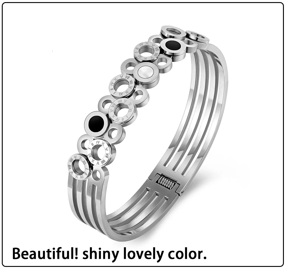  Stainless Steel Bracelets Bangles For Women (4)