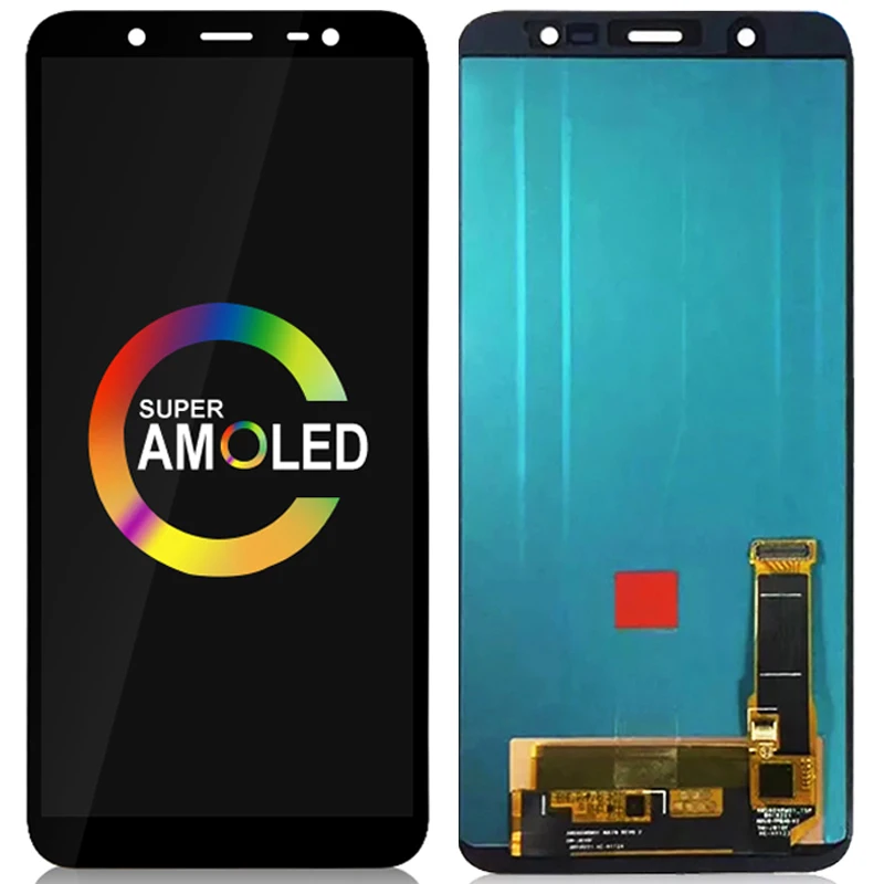 Super AMOLED для SAMSUNG GALAXY J8 2018 J800 SM-J800 ЖК-дисплей с сенсорным экраном дигитайзер в сборе
