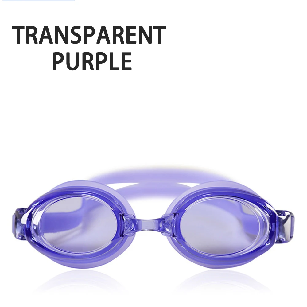 Purple Оптические очки для плавания для близорукости, очки для взрослых, очки для плавания, силиконовые, анти-запотевающие, с покрытием, водная диоптрия, очки для плавания, очки для плавания - Цвет: Purple