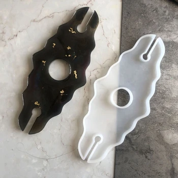 

Crystal Epoxy Resin Mold Coaster Casting Silicone Mould DIY Crafts Making Tool F3MF