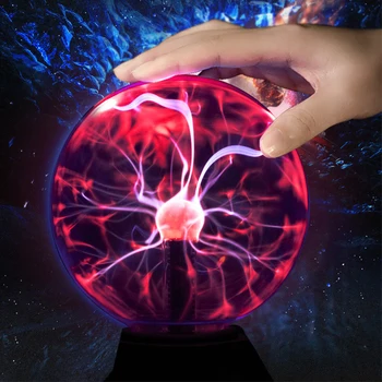 

Magic Halloween skull hand touch lightning ball electronic induction ball luminous decoration toy static induction magic ball EU